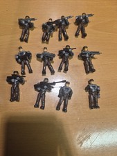 Halo MEGA BLOKS NMPD Lot of 12 Mini Figures W/ Weapons