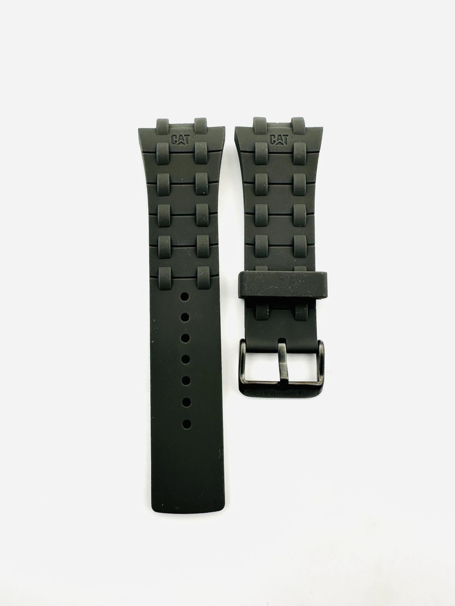 ストラップ 1111 CAT WATCH STRAP, A11 , GREY RUBBER GUNMETAL BUCKLE , A1.141 , A1