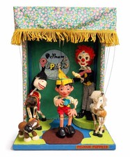 Vintage Pelham Pinocchio Puppets Automation Theater Display Electrical Works