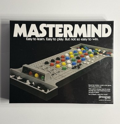 Mastermind Retro Board Game from Pressman - #1403A  Logic & Strategy New