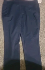 Duluth Trading Co. NoGA Classic Slim Leg Pants Navy Women's Sz XL NWT
