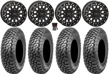 System 3 SB-6 Bdlk 15" Wheels Bk (5+2) 33" RAZR XT Tires Renegade Outlander