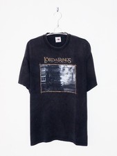 Vintage 2002 The Lord Of The Rings The Two Towers Frodo Gandalf Movie Shirt XL