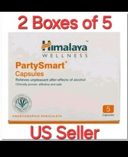 Himalaya Party Smart 10 Capsules 2 Packs Of 5 Exp 03/2028 US Seller Fast Free SH