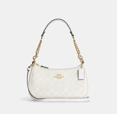 バッグ Coach Hobo Shoulder bag signature white s-l400.jpg