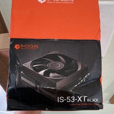 2 ID-COOLING IS-53-XT Black 53mm Low Profile CPU Cooler 120mm 54.6CFM 2800RPM