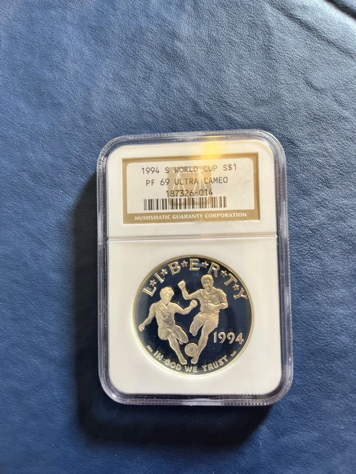 1994 S World Cup Silver Dollar $1 PF 69 Ultra Cameo, NGC - Image 4 of 4