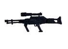 GI Joe 1990 Saw Viper Gun Rifle Cobra Accessory Figure Part Hasbro ARAH