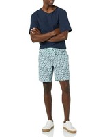 Amazon Essentials Herren-Shorts 20.3 Cm Lockere Passform Kordelzug Blumen S