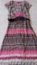 Monsoon Dress Size 12 Sheer Tunic Cover Up Casual Beach Holiday TP52#