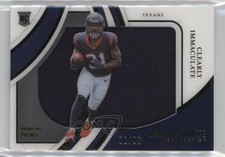 2022 Panini Immaculate Clearly Rookie Jerseys 2/99 Dameon Pierce #IRJ-DPI s6i
