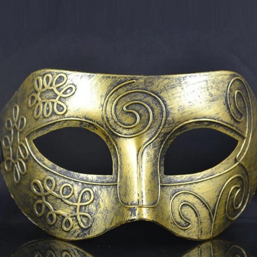 Roman Greek Worrior Mens Venetian Halloween Costume Gothic Party Masquerade Mask - Picture 4 of 12