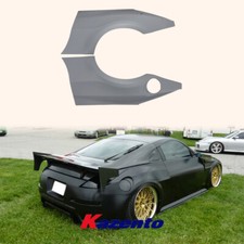 Wide Body Rear Bumper Fender For Nissan Fairlady Z33 350Z DO Fiberglass Unpaint