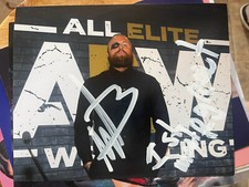 Aew Malakai Black Autograph 8x10