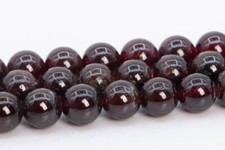 5MM Natural Purple Red Garnet Beads Grade AA Round Gemstone Loose Beads