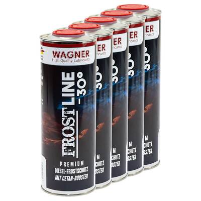 Frostline Premium Diesel Heizöl Frostschutz Winter Wagner 5 X 1 Liter 044001