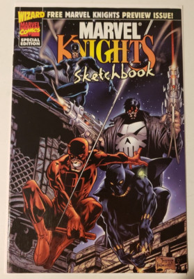 MARVEL KNIGHTS Wizard Special Edition & Sketchbook 1998 and Genesis Edition 2000