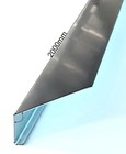 Alu Traufblech Rinnen-einhang-blech Dachblech 2m lang in grau anthrazit RAL 7016
