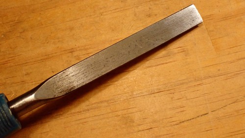 Vintage Stanley Chisel 1/2 Inch or 13 mm - Plastic Handle - Picture 6 of 9