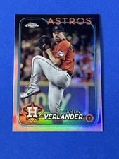 2024 Topps Chrome Justin Verlander Refractor #291 Houston Astros