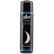 Pjur Aqua Silky and Smooth Water Based Unscented Lube Lubricant - 3.4 oz