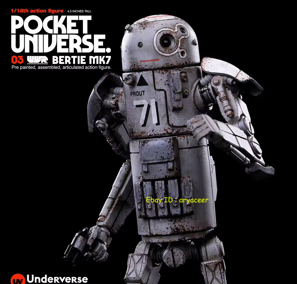 アンダーバース 1/18 POCKET UNIVERSE WWR BERTIE UV UNDERVERSE Pocket Universe 1/18 WWR Bertie MK7 Action