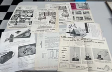 Vintage Households advertising ephemera  Bundle Lot mastercraft Talaco Eumig