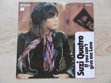Suzi Quatro Autogramm signed 18x18 cm Single "If you can´t give me Love"