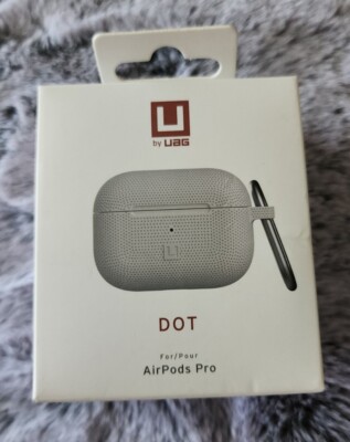 (U) by UAG DOT Silicone Drop Case for AirPods Pro - Gray. FAST SHIPPING 