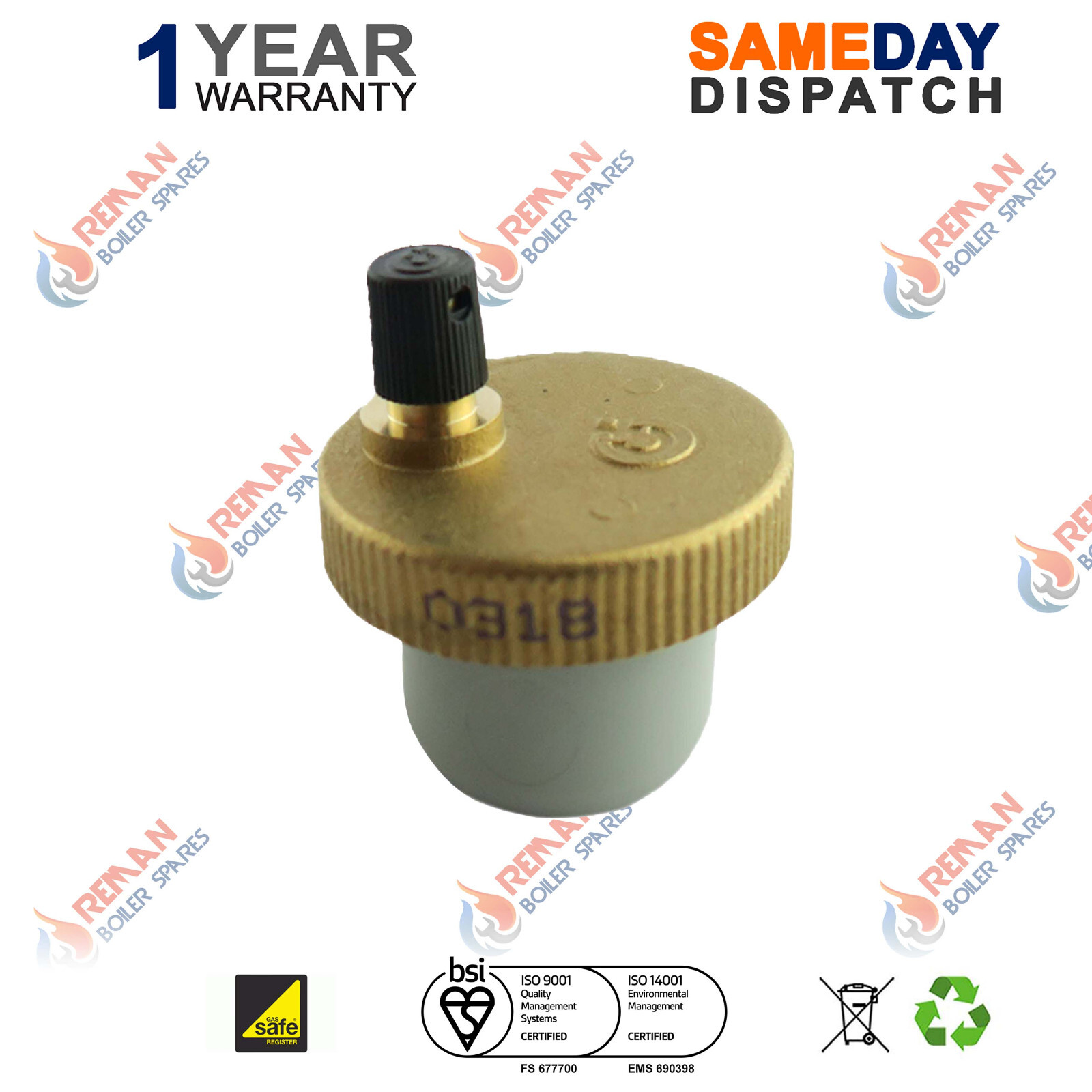 Halstead Wickes Combi 24he u0026 Club He 18 Boiler Auto Air Vent 500674 for  sale online | eBay