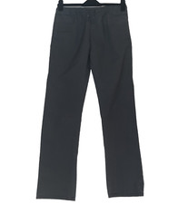 Grey Cotton Cargo Trousers Drawstring Comfort Waist Marks & Spencer 12-13 Years