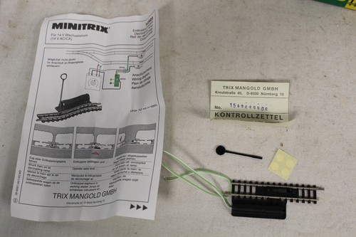 Minitrix Entkupplungsgleis ( De-Coupler Track) N-Scale #14696 Boxed - Picture 2 of 4