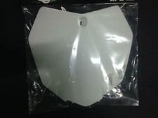 TABELLA MASCHERINA PORTANUMERO ANTERIORE KTM SX 125 2013 2014 2015 BIANCA