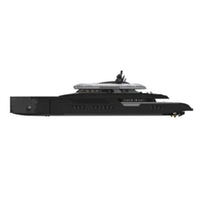Medium Yacht Model 2977 Parts for Ages 14 and Up/Black MOC-164800