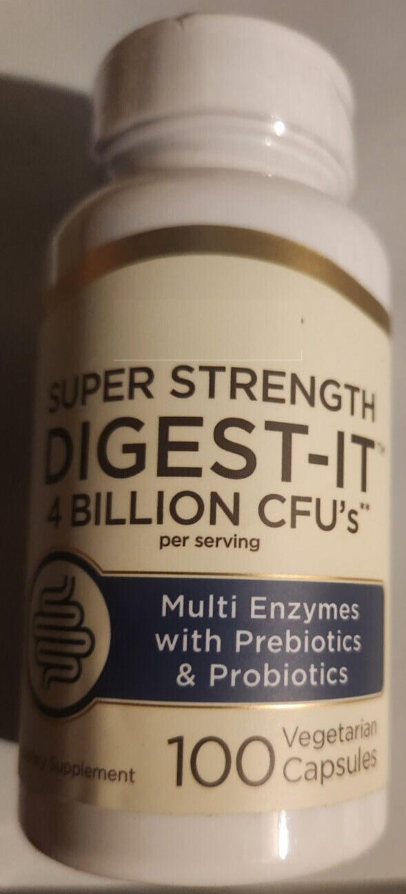 Super Strength Multi Enzymes 100Caps Бетаин 400 мгбычья желчь 100 мгбромелайн 600GD 3990₽