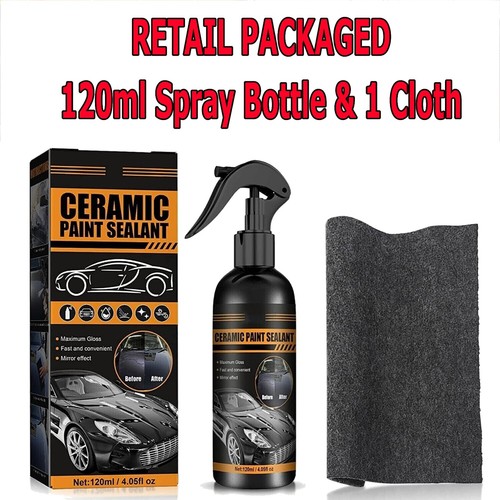 High Protection Quick Car Coat Ceramic Coating Spray Hydrophobic 120ML US - Picture 10 of 12