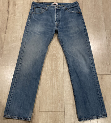 Levi's 501XX 36X32 Button Fly Jean Straight Leg Relaxed Fit 4032
