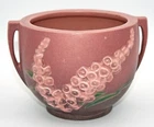 Roseville Foxglove Pink 659-4 Handled Jardiniere Planter 1942 Pristine