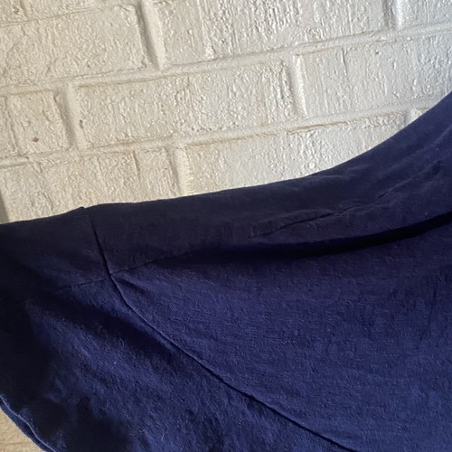 Torrid Jersey Dress Womens Surplice Ruffle Navy Blue Cotton Faux Wrap Sz 2X READ - 第 4/12 張圖片