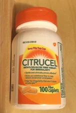 CITRUCEL Fiber Therapy Occasional Constipation Relief 100 Caplets EXP 02/2027