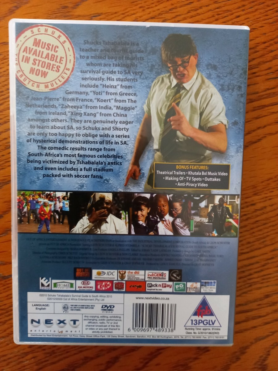 SCHUKS TSHABALALA'S SURVIVAL GUIDE TO SOUTH AFRICA DVD LEON SCHUSTER SCHUKS TSHABALALA'S SURVIVAL GUIDE TO SOUTH AFRICA DVD LEON SCHUSTER