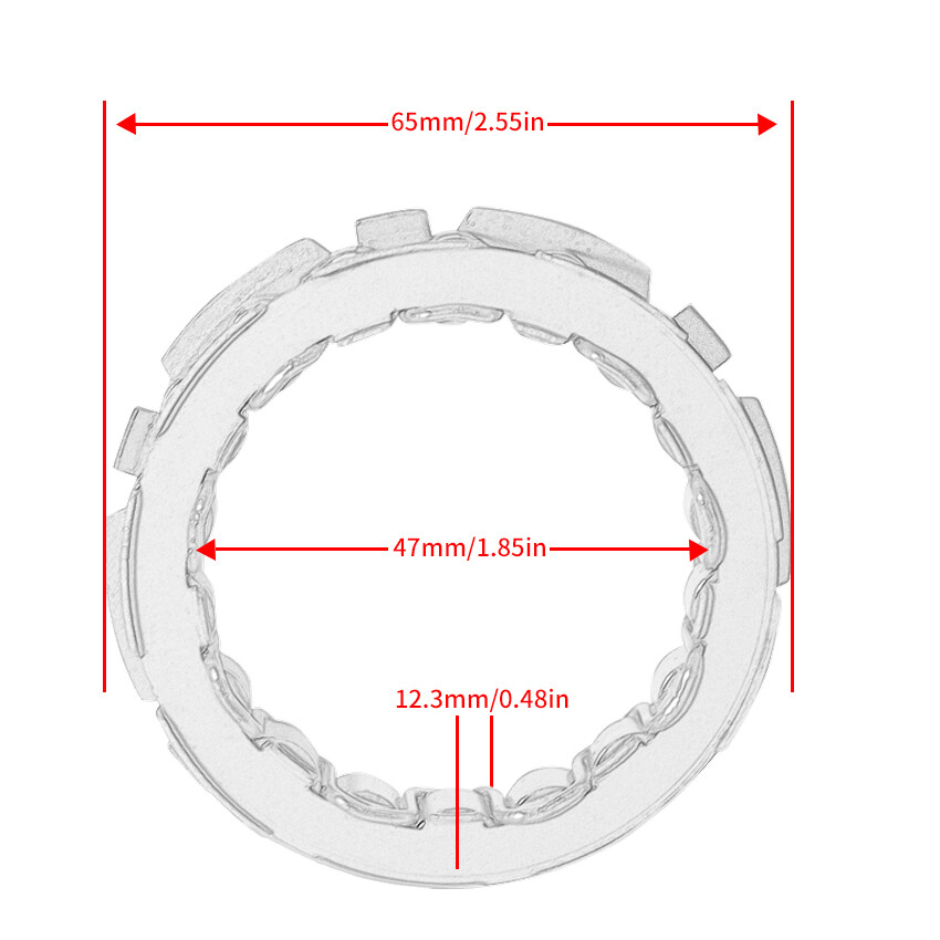 Caltric Starter Clutch Bearing One Way For Suzuki DR-Z400 2000-2021 Motorcycles