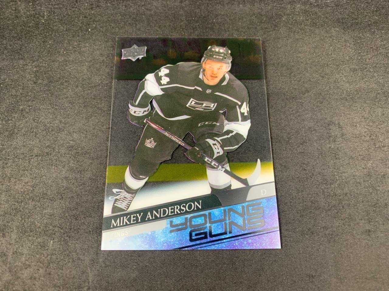 2020-21 UPPER DECK SERIES 1 MIKEY ANDERSON #233 ROOKIE YOUNG GUNS CLEAR CUT SSP
