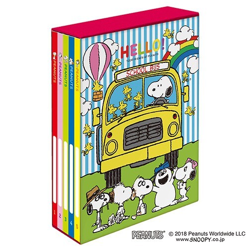 Snoopy PHOTO ALBUM 5 Books Box 210 Pockets Nakabayashi From Japan new in stock - Picture 2 of 3