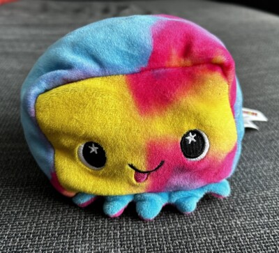 Moosh Moosh Squared Flip ems EVE Reversible Mood Change Plush Stuffed Toy 