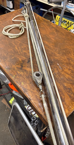GARHAUER RIGID BOOM VANG #RV20-1-DX S/S W/ ATTACHMENT BRACKET/BOOM - Picture 3 of 12