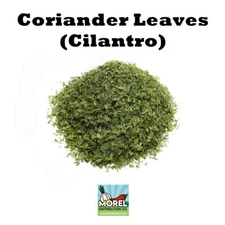 Coriander Leaves. Cilantro Leaf, Cut and Sifted. 1 oz, 4 oz, and 1 Lb.