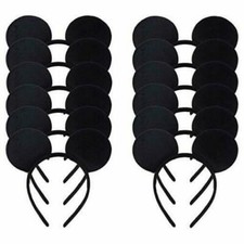 Mickey Mouse 12pc Ears Headbands Black