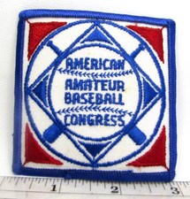Vintage American Amateur Baseball Congress Jacket Patch AABC Adult League F