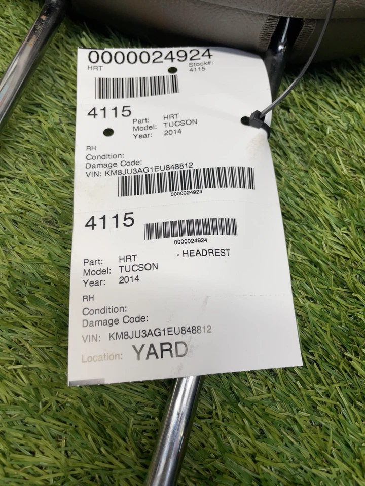 ✅ Reposacabezas derecho Hyundai Tucson 2014 Rh OEM Foto 3 de 3